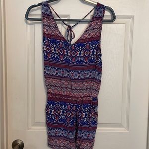 Multicolored Romper, size small